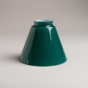 Emerald, Green Small Cone Shade 2 1/8&quot; adapter
