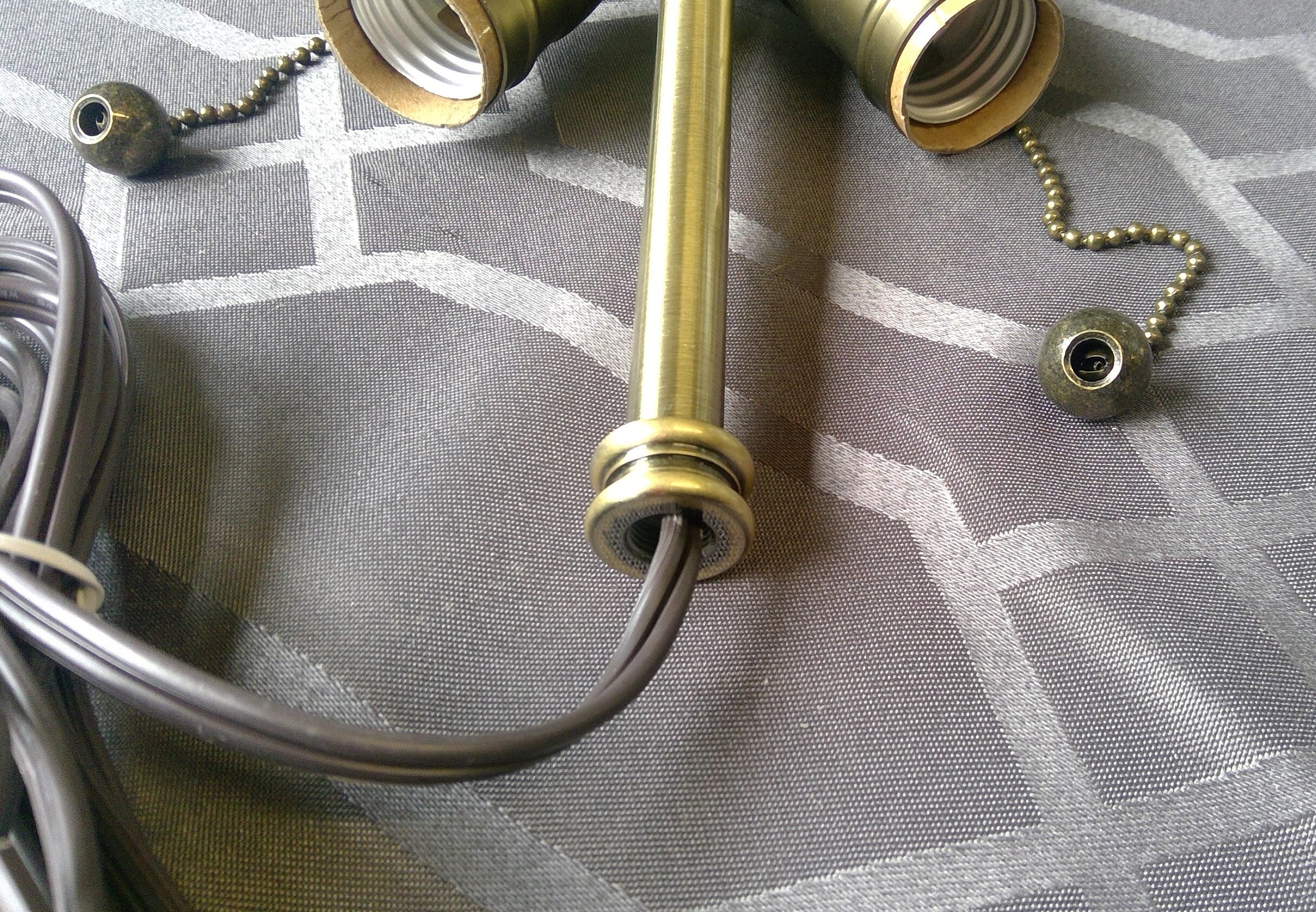 Double pull chain lamp socket deals