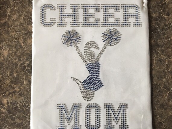 Cheer Mom rhinestone Transfers