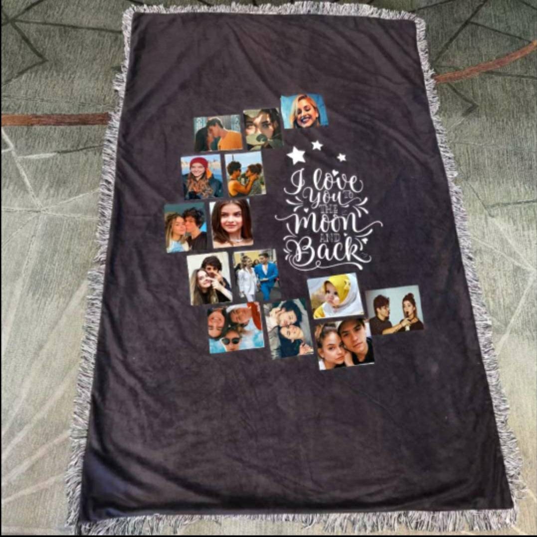 9 Penels Sublimation Blanks Throw Blanket For Heat Press Heart Moon Shapes  Baby Blanket Sublimation Printing Custom Personalised 125*150CM From  Weaving_web, $251.26