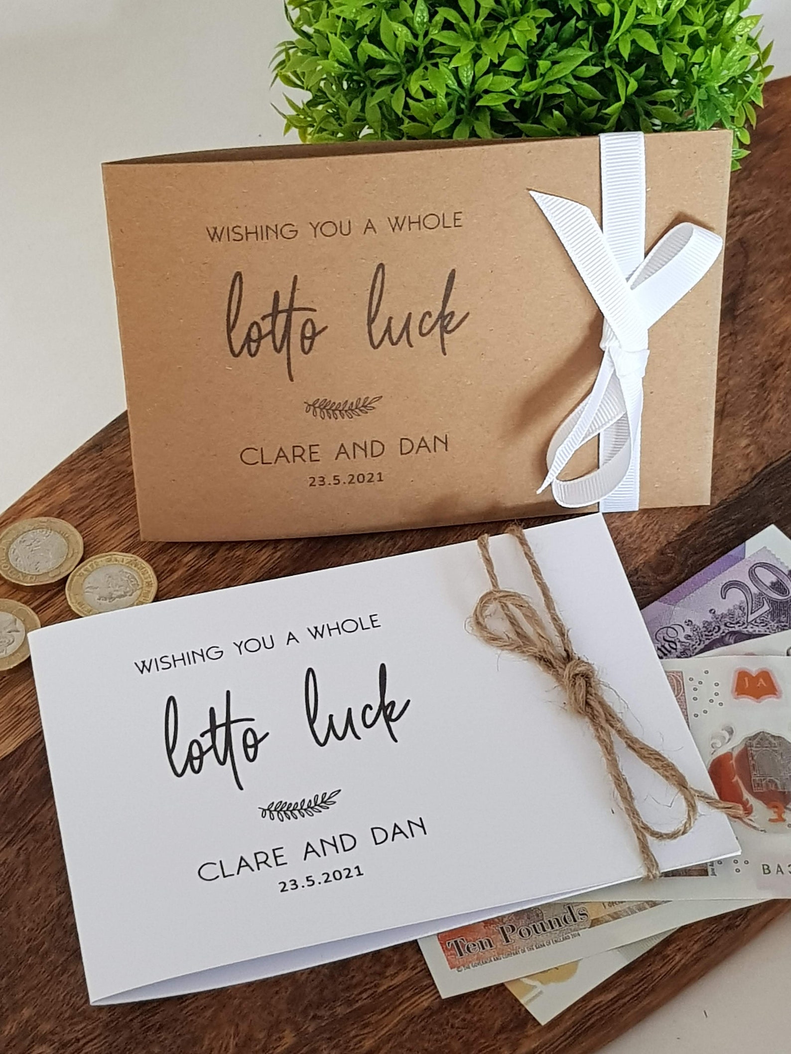 10 pack Scratch Card Holder. Wedding Favour Idea. Lottery Etsy