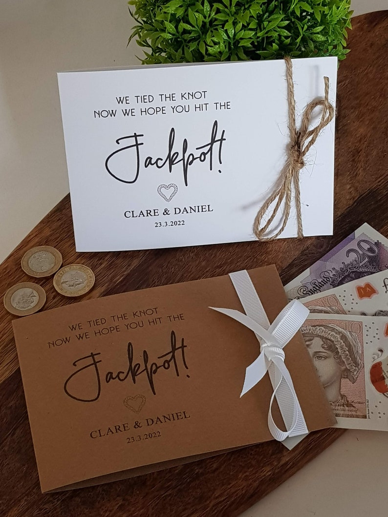 10 pack Scratch Card Holder. Wedding Favour Idea. Lottery Etsy