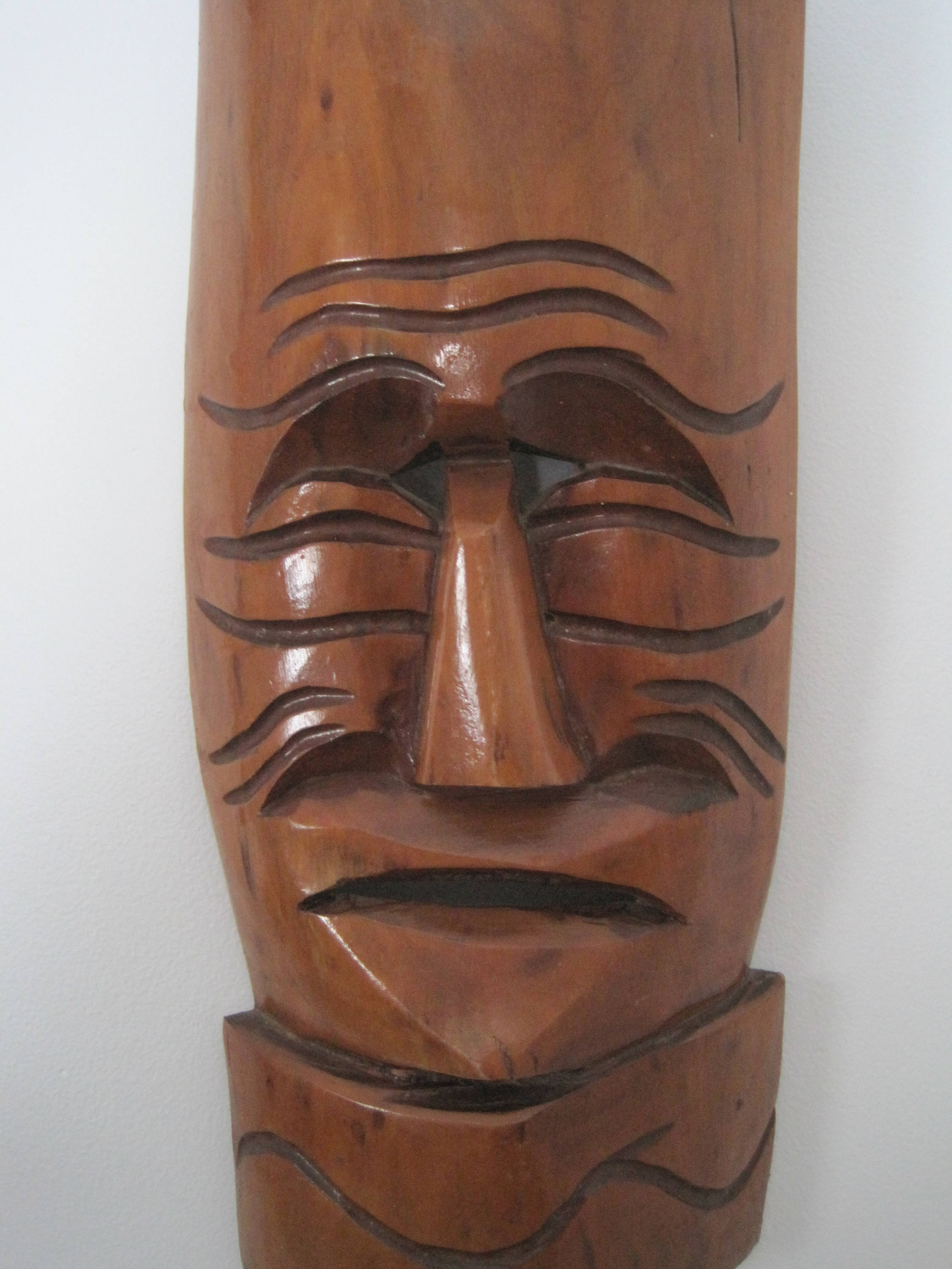 17 TIKI Mask Wall Hanging Wall Art Varnished Wood Mask Etsy