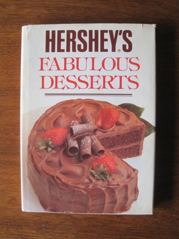 1990 Cookbook Hershey S Fabulous Desserts 230 Recipe Etsy