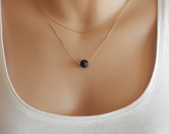Blue Goldstone Necklace, Blue Stone Pendant, Goldstone Jewelry, Goldstone Pendant, Gold stone, Blue Stone Necklace, Blue Stone Pendant