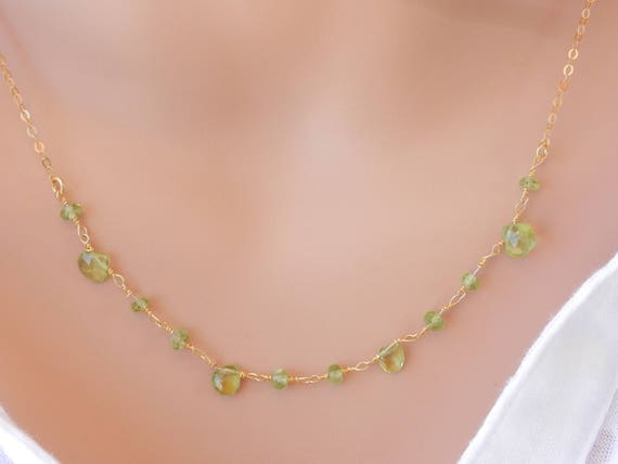 peridot choker