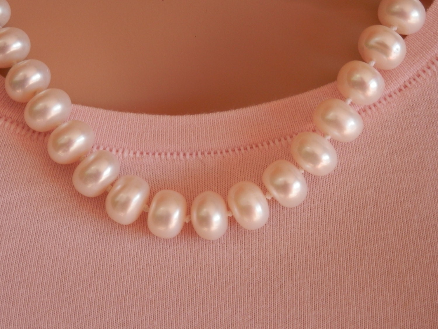 White Pearl Necklace Wedding Necklace Mothers Day Gift Pearl - Etsy