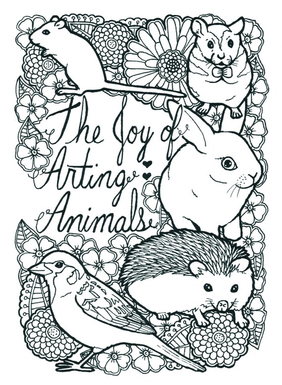 Coloring Book For Kids Animals