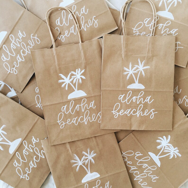 Custom Gift Bags Wedding Bags Wedding Favors Etsy