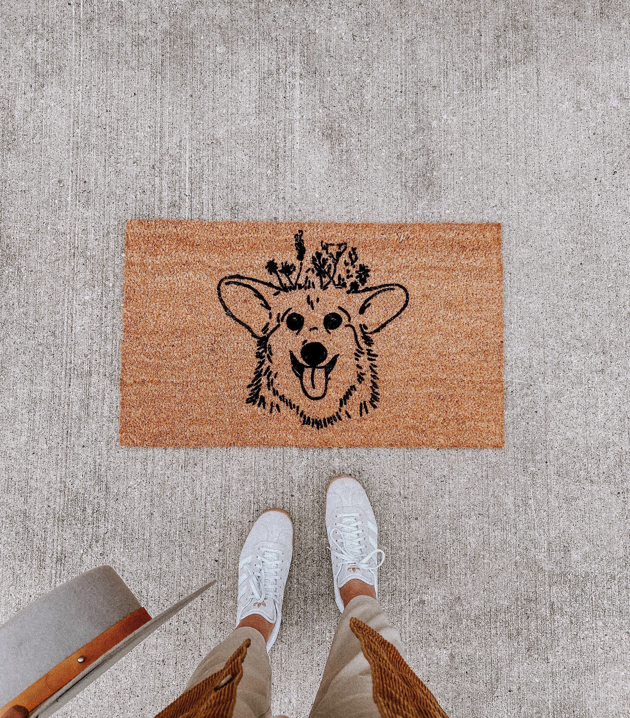 corgi doormat