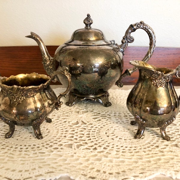 Oneida Silver Teapot Etsy