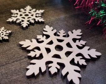 Snowflake Wood Shape, Wood Snowflake Shape, Snowflake Blank, Snowflake wood blank, Snowflake wood blank, DIY Christmas Wood Blanks