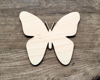 Unfinished Wood Butterfly Shape: DIY Craft Blank