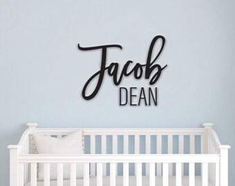 personalized wooden baby name signs