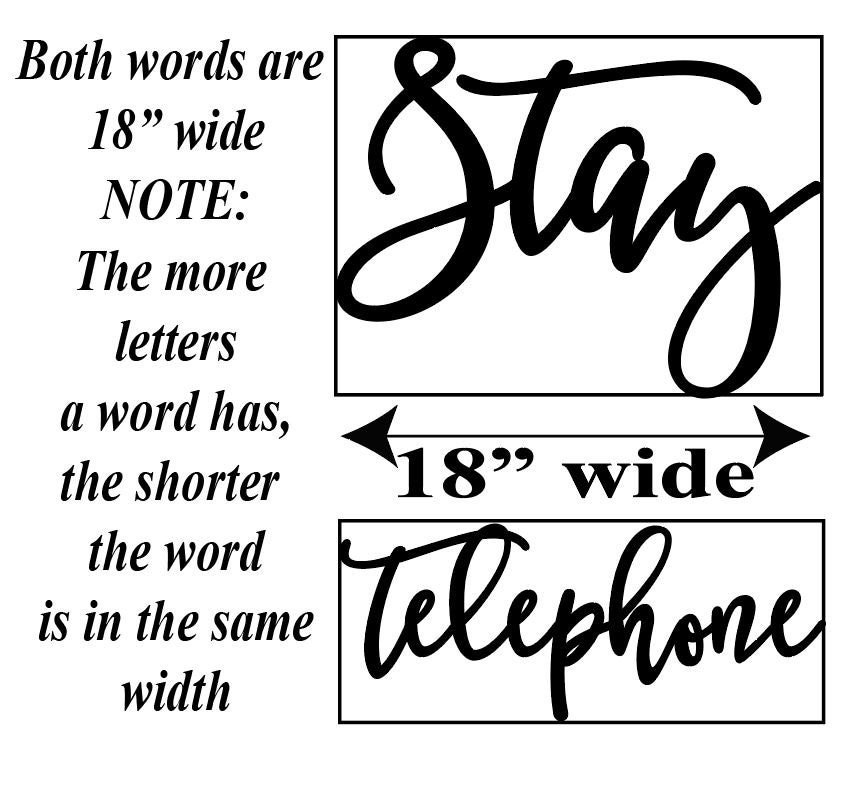 Custom Wood Word Custom Word Sign Personalized Wooden Word Etsy