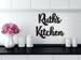 Custom Kitchen Sign. Personalized Kitchen Sign. Wood Word Cutouts. Kitchen Gift, Kitchen Decor Gifts for her, gift for grandma, gift for him 