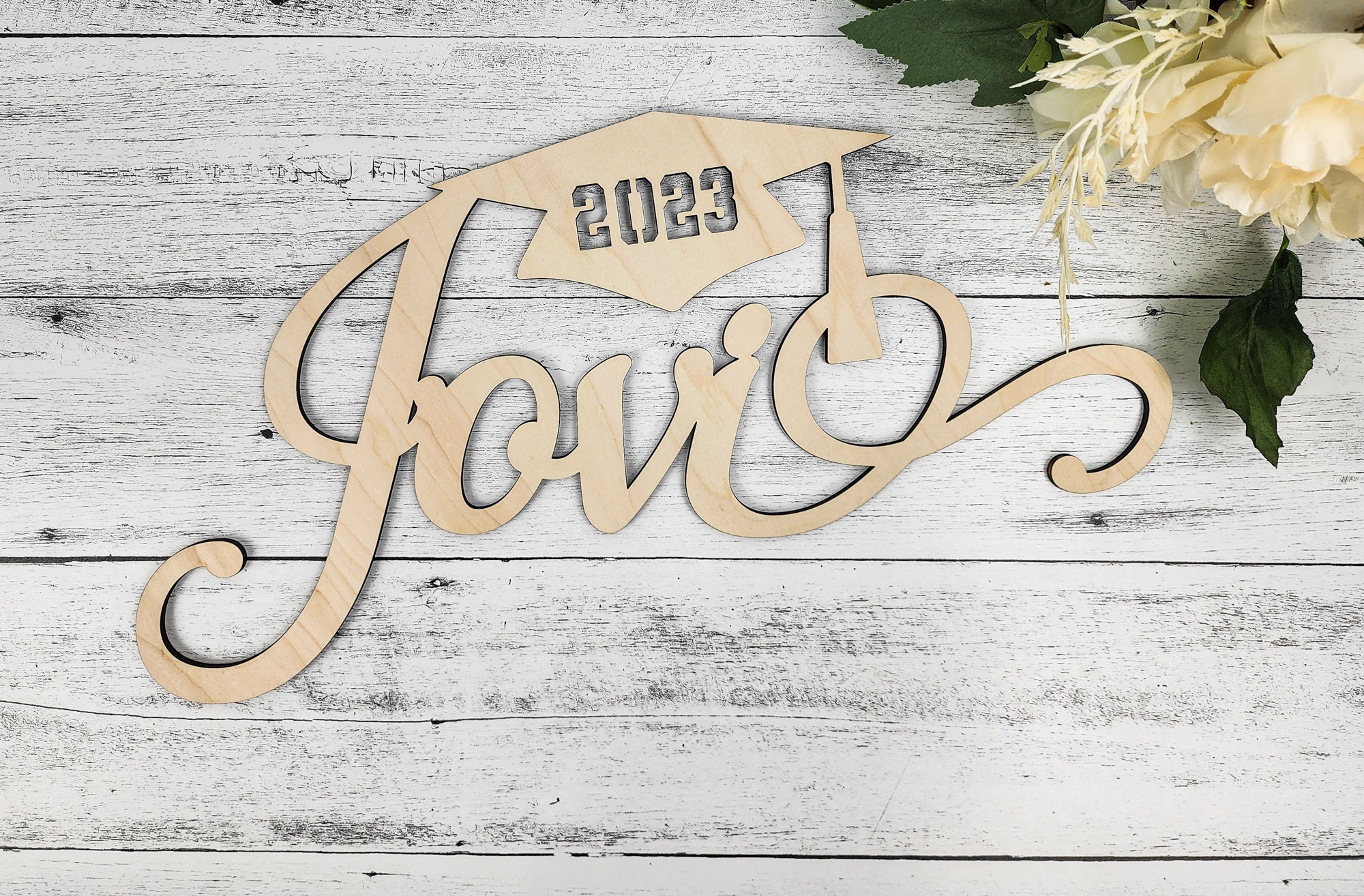 Grad Name Sign Custom Graduation Decor Name Sign, Custom Grad Sign, Class of 2026 ...