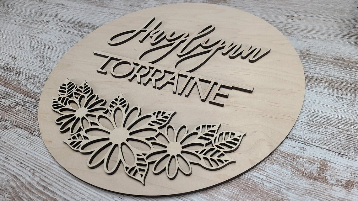 Custom Craft Kit Name Sign for Kids First & Middle Name - Etsy
