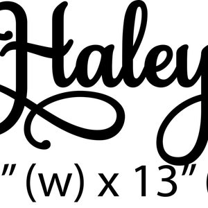 Custom Name Sign, First Name. Personalized Name Sign, Script Font ...