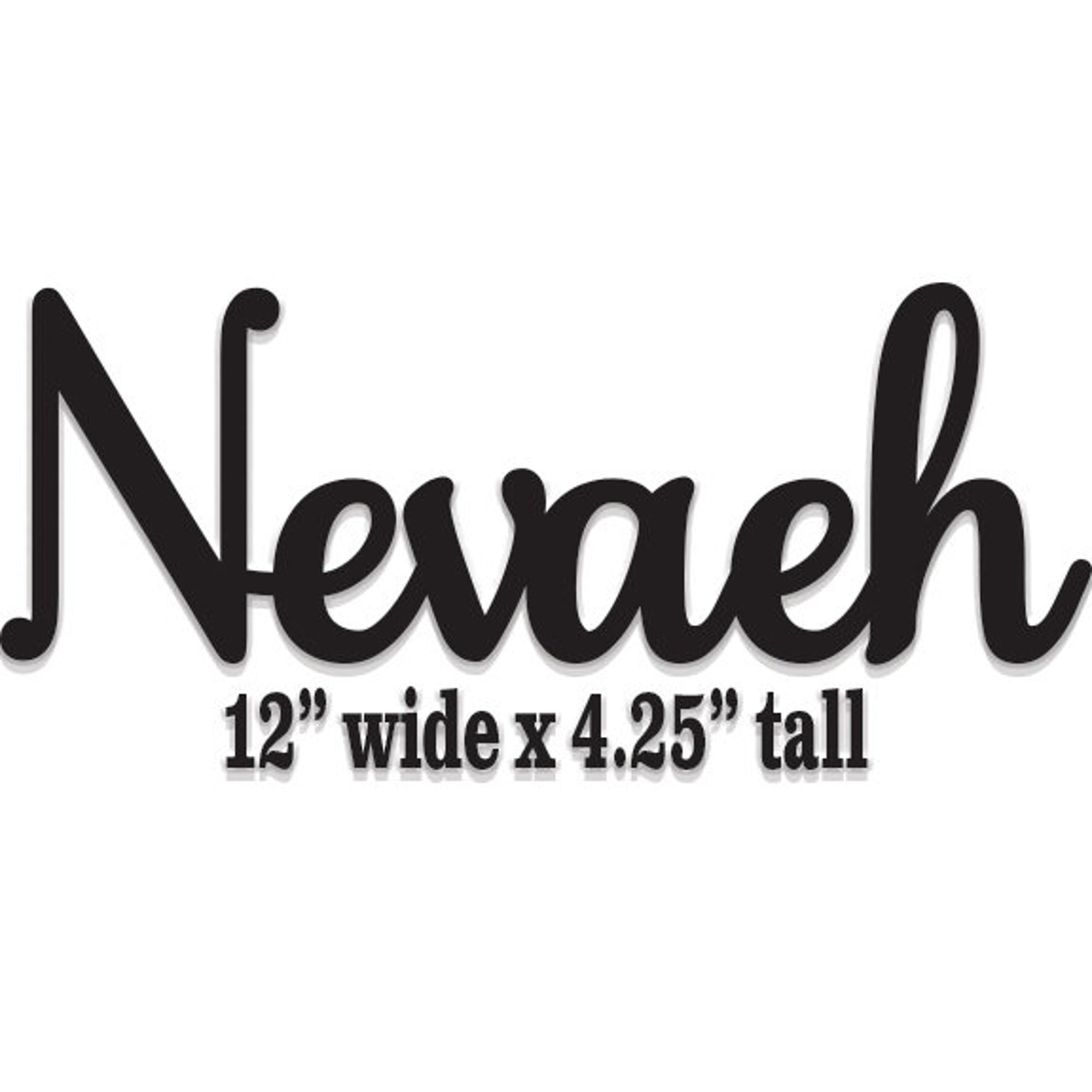 Personalized Wood Name Sign, Custom Name Tags for Locker, Bedroom, Door