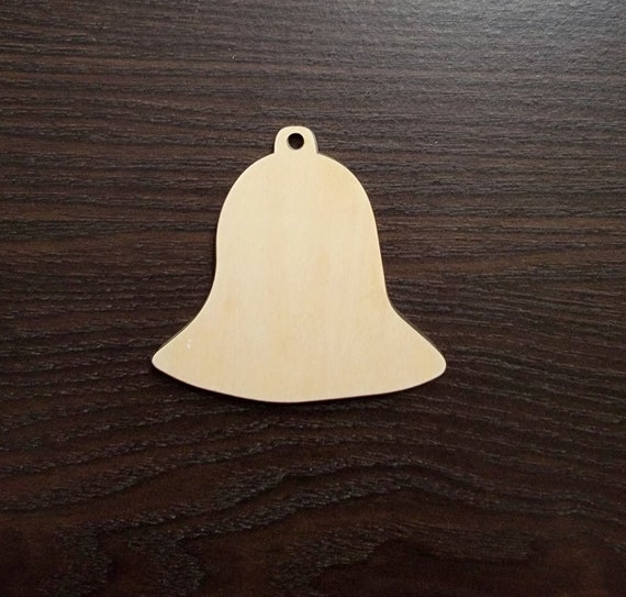 Christmas Bell Wood Shape, Wood Bell Shape, Unfinished, DIY Wood Blank,  Christmas wood blank, Wood Crafts, Holiday Ornaments -  Portugal
