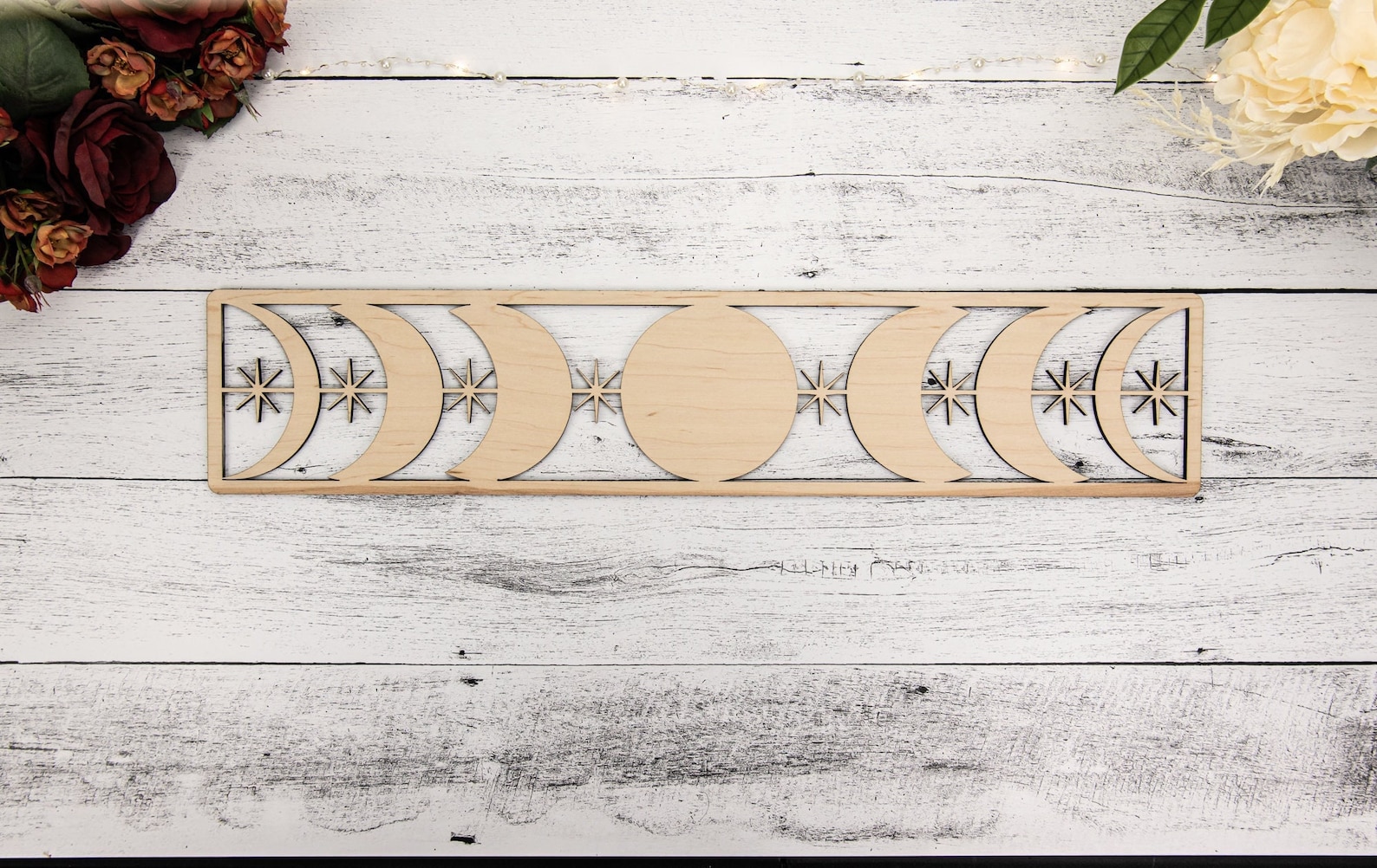 Moon Phase Sign, Wooden Moons, Wood Bojo Decor, Wall Hanging, Wall Art ...