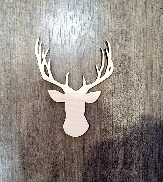 Metal deer head sale cutout
