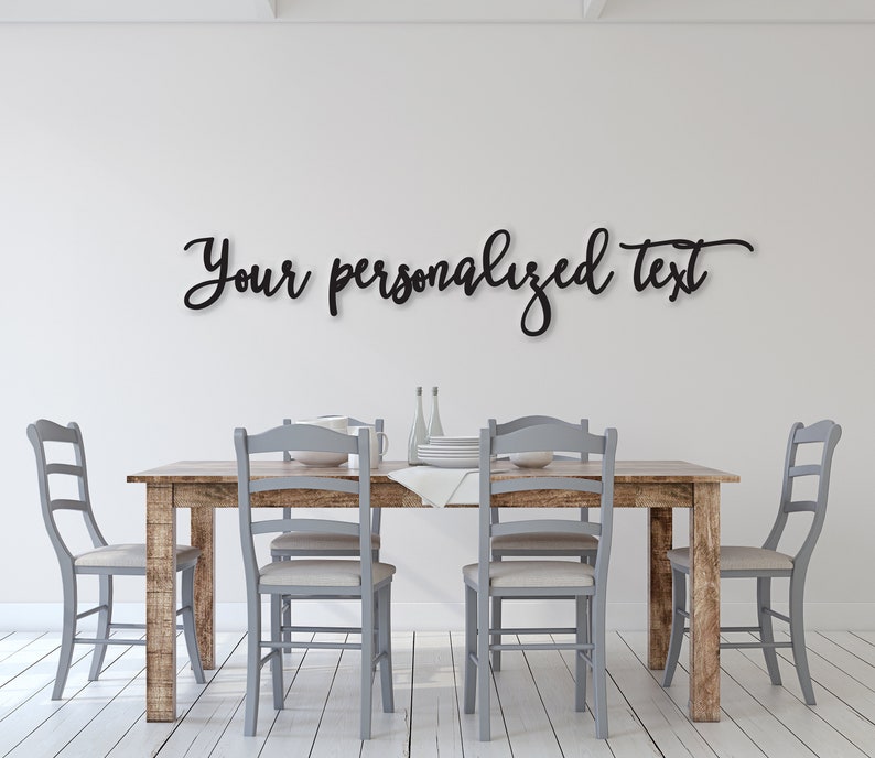 Custom Wood Words Custom Word Signs Wall Quotes Wooden Word Etsy