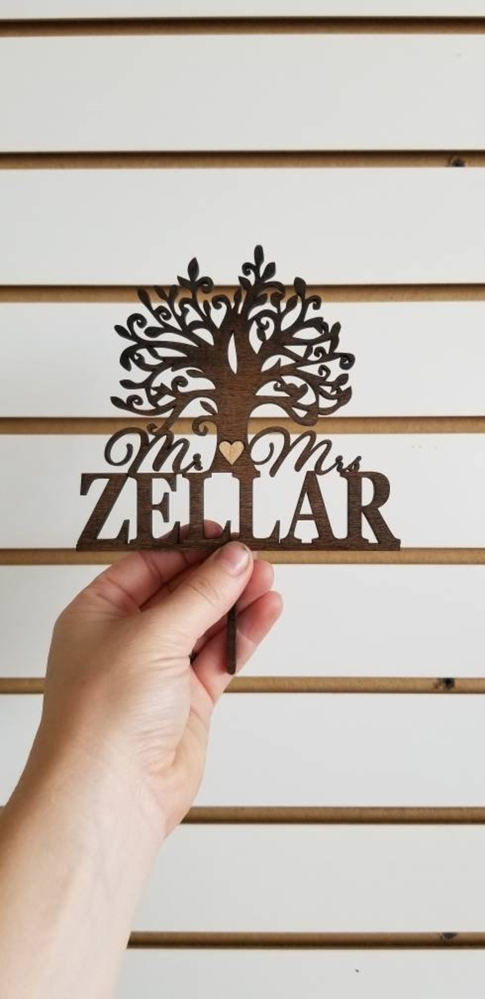 Wedding Cake topper. Tree of Life Cake topper. Custom Mr & Mrs Etsy