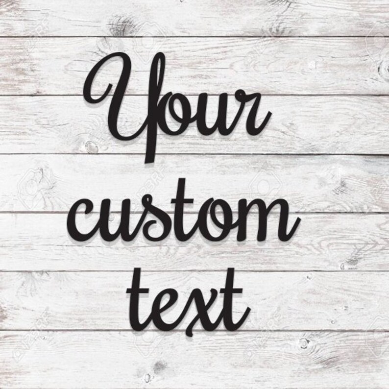 Custom wood words Custom word signs Personalized Wood Word Wooden Names DIY project Small Wood Name Sign Small words or Names For Crafts