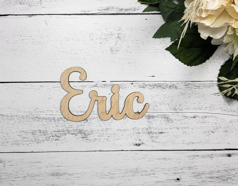 Custom Cursive Wood Word Sign: Personalized Wall Decor - Etsy