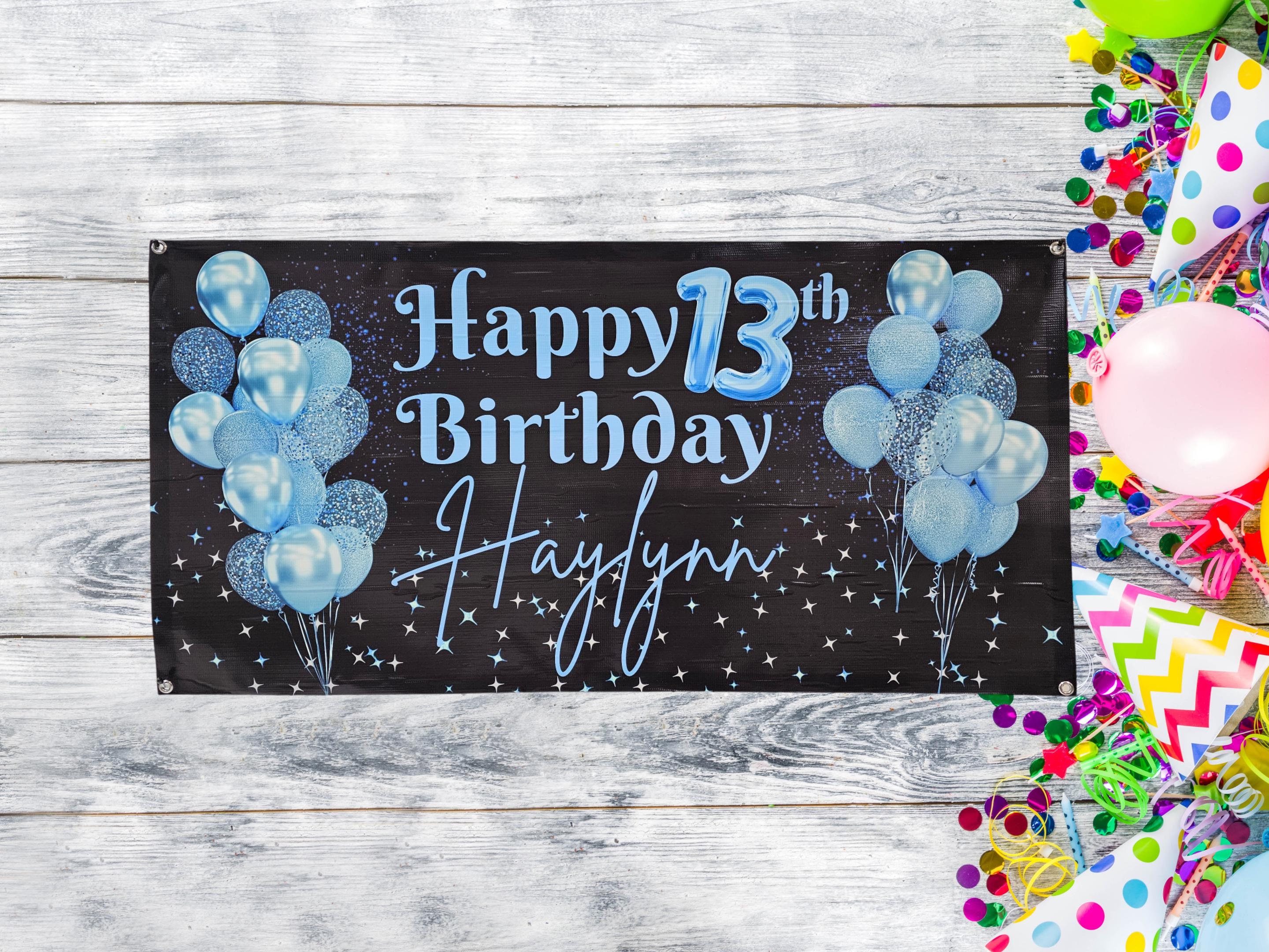 Happy Birthday Banner – Wiederverwendbarer Stoff-Banner Für Partys & Dekoration (1,8 M)