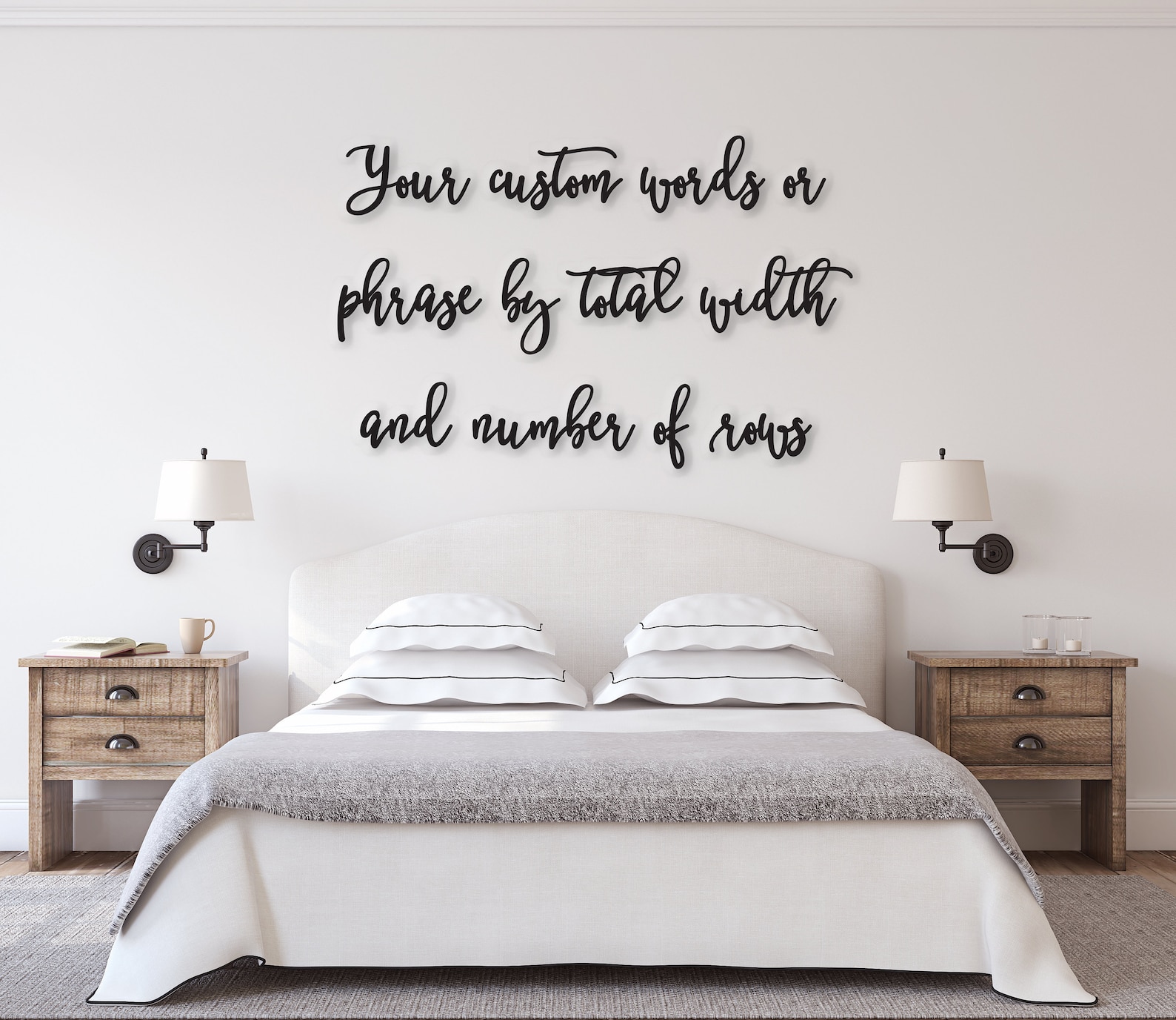 Custom Wood Words, Custom Word Signs, Wall Quotes, Wooden Word Cutout