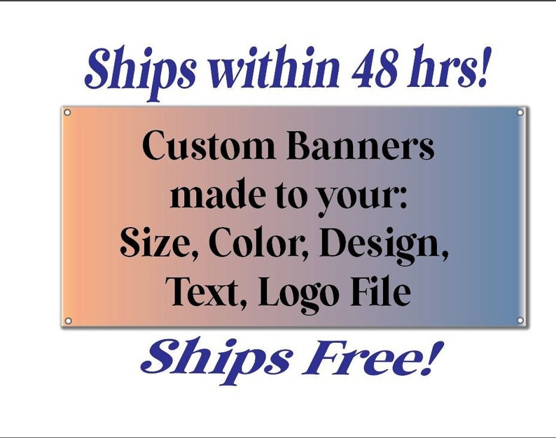 Sponsor Banner for community events, Sponsorshipship, Or Personalized Custom Text, Logo, Campaigns, Ads, Full Color Indoor Outdoor Print image 9
