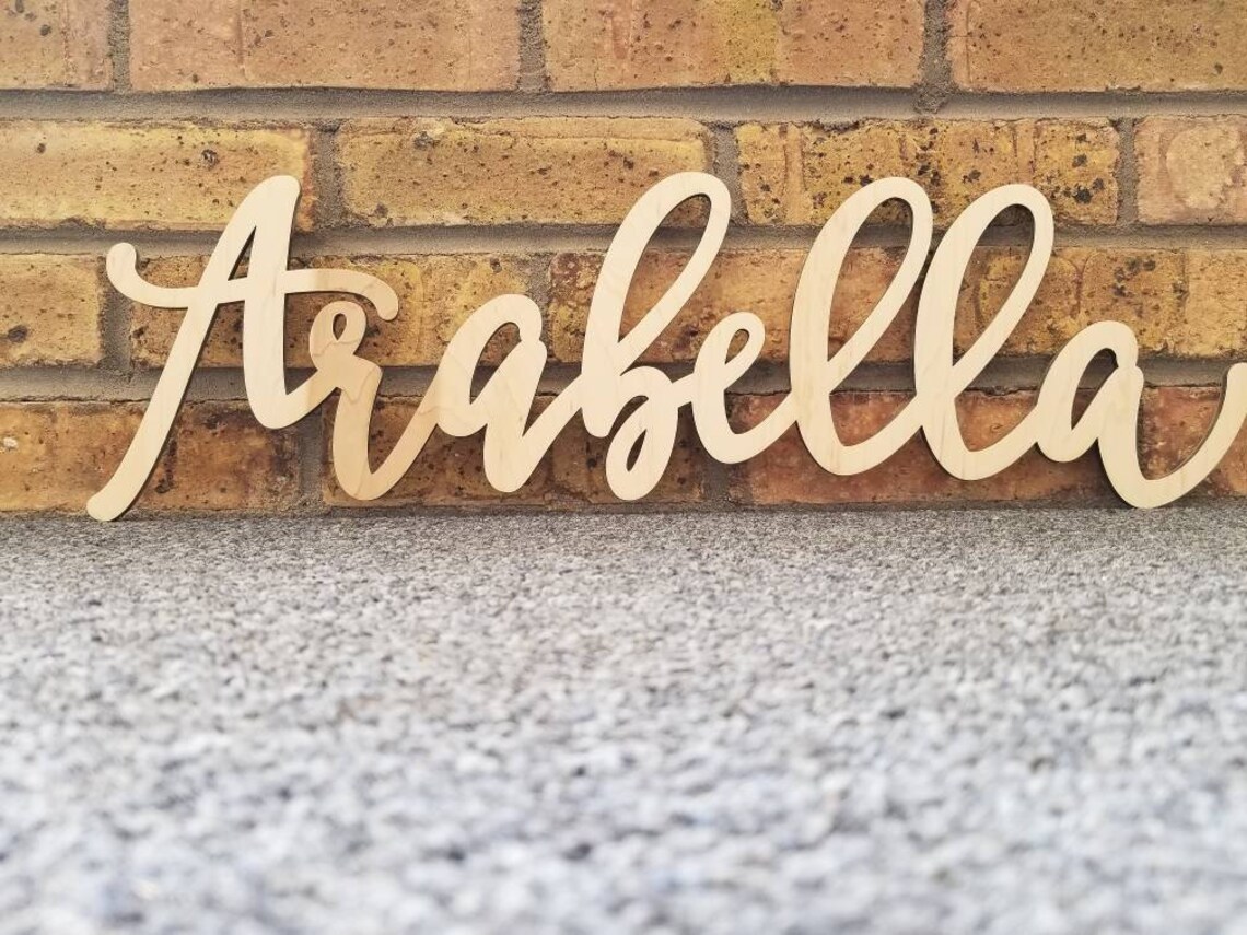 Large Name Sign. Wooden Name Sign. Custom Name Sign. Etsy