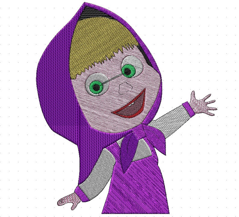 Progettazione Ricamo Embroidery design Masha Etsy