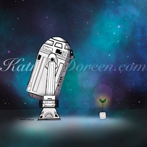 8x10 galatic art Print by Katrina Doreen