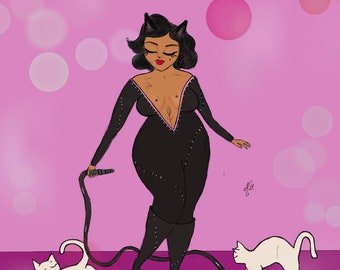 Body positive Catwoman