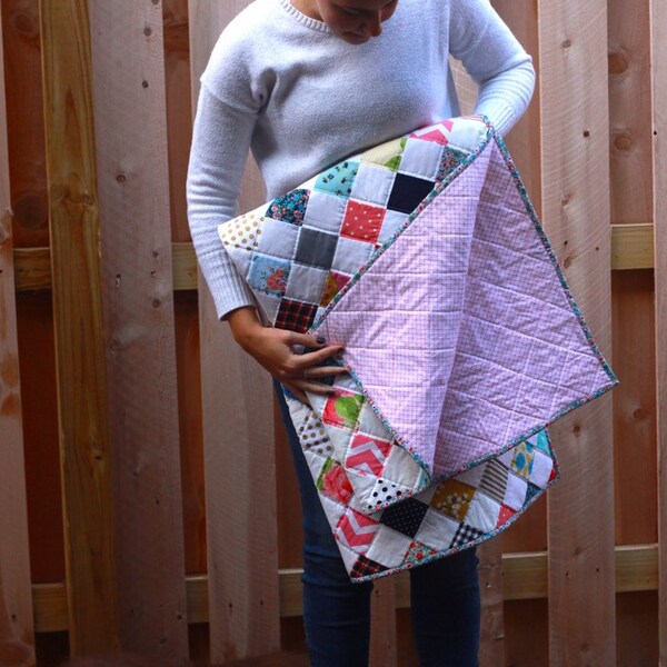 Baby Patchwork Quilt Etsy
