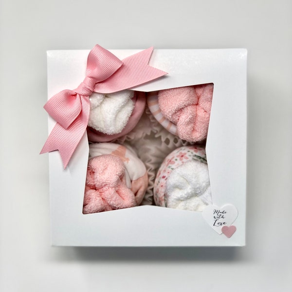 Baby Girl Onesie Cupcakes - New Baby Girl Gift - Unique Baby Girl Gift - Baby Shower Gift for Girls - Baby Girl Gift Set - Baby Bodysuits