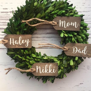 Personalized Tag, Christmas tags, stocking Name tag, personalized stocking name tag, custom tag, personalized Christmas wood name tag