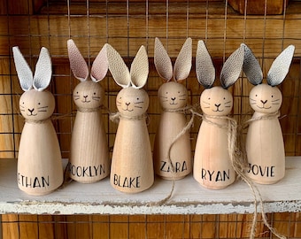 Personalized Easter Wood Toy