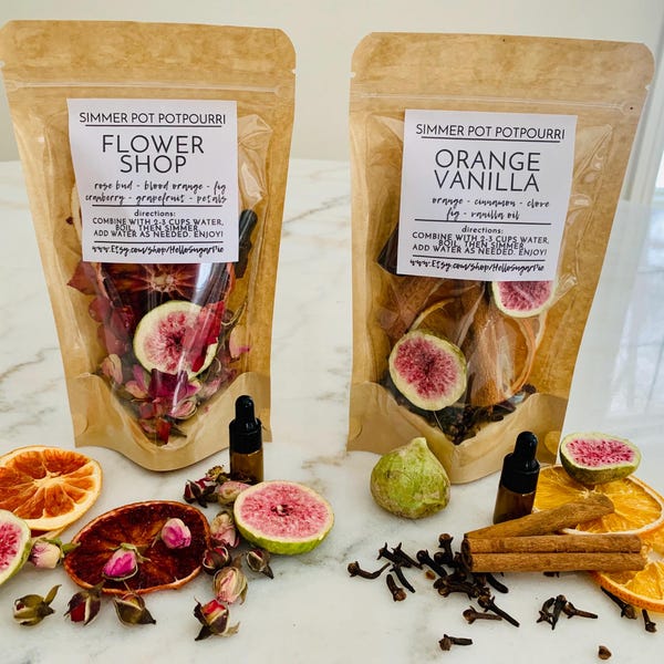 Dried Simmer Pot Kit - Etsy