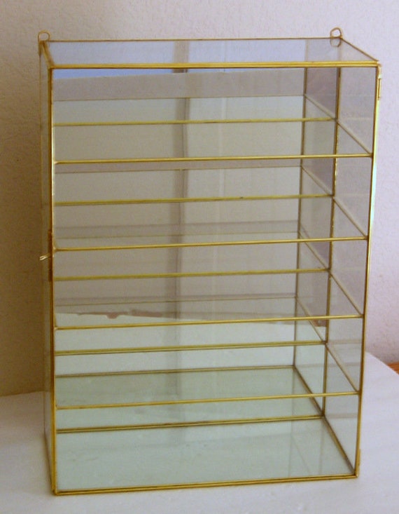 18 X13 Four Shelves Glass Curio Display Cabinet Etsy