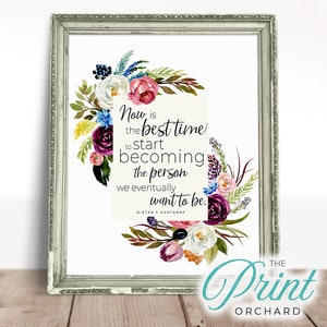 Uchtdorf Quotes Printable Art, Your Once Upon a Time Is Now, 8x10 Printable Quotes, Inspirational Art, LDS Quotes, Mormon Art, Home Decor