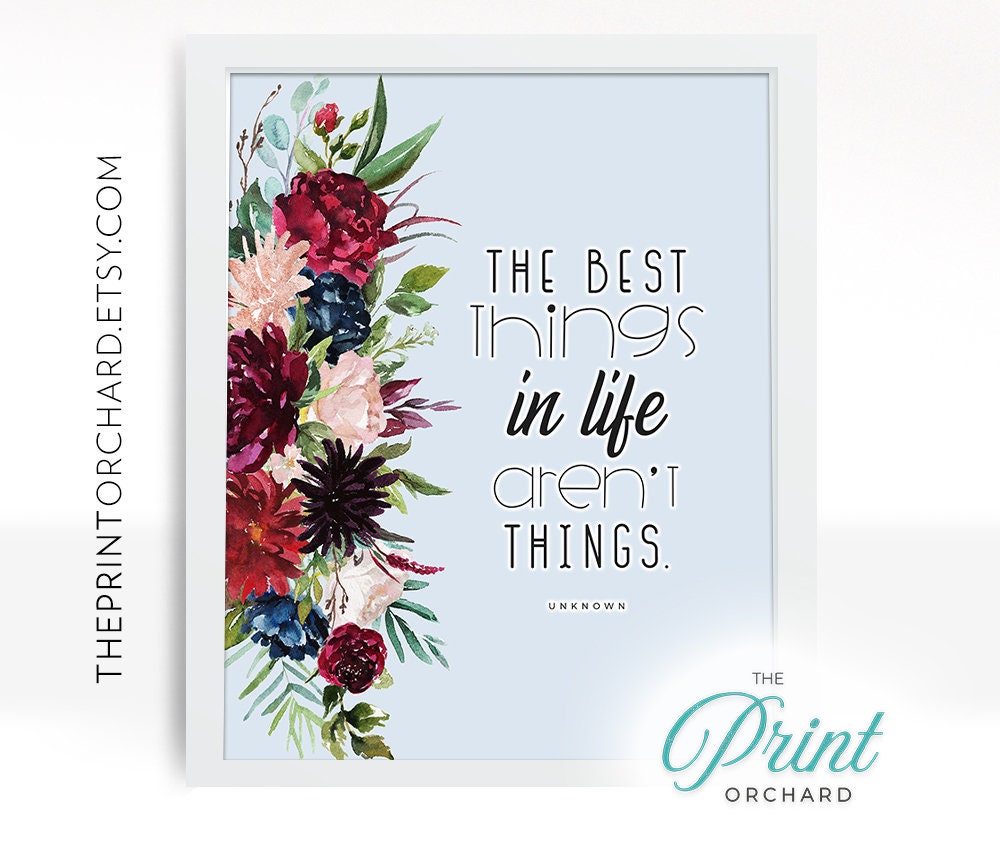 Le cose migliori della vita non sono cose - Etsy Italia