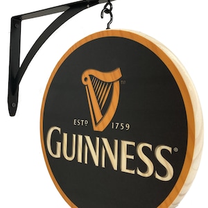 Guinness Double Sided Pub Sign