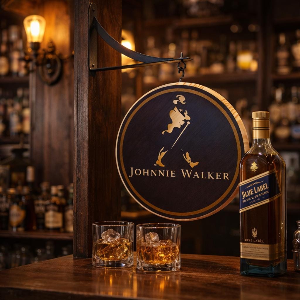 Johnnie Walker Signs - Etsy