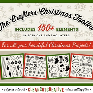 SVG Christmas svg Design Elements SVG Christmas tree svg christmas files svg christmas bundle svg ornaments svg files for Cricut Silhouette image 1