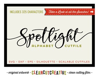 how to write fancy letter Spotlight SVG Font Alphabet for Cricut font svg Script Alphabet Clipart PNG high resolution letters fancy calligraphy swashes hearts digital